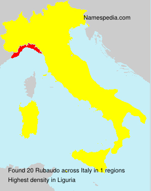 Surname Rubaudo in Italy Surname Rubaudo in Italy
