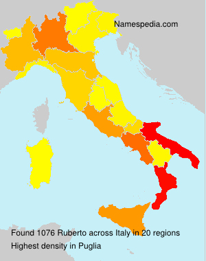 Surname Ruberto in Italy Surname Ruberto in Italy