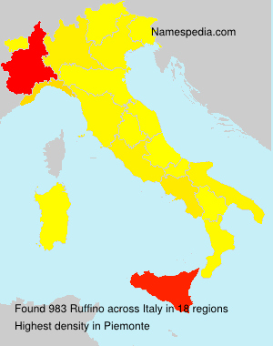 Surname Ruffino in Italy Surname Ruffino in Italy