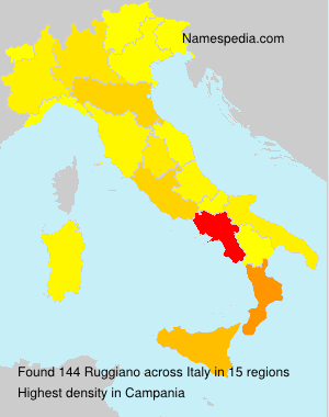 Surname Ruggiano in Italy Surname Ruggiano in Italy