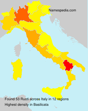 Surname Ruoti in Italy Surname Ruoti in Italy
