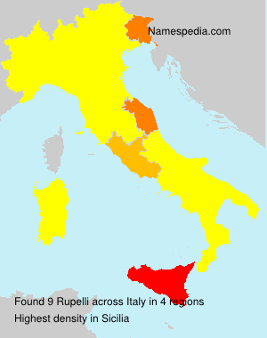 Surname Rupelli in Italy Surname Rupelli in Italy