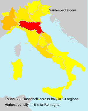 Surname Rustichelli in Italy Surname Rustichelli in Italy