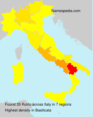 Surname Rutilo in Italy Surname Rutilo in Italy