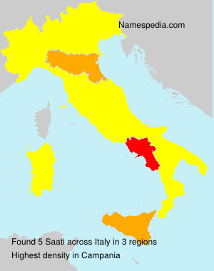 Surname Saati in Italy