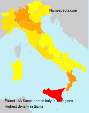 Surname Sacca in Italy Surname Sacca in Italy