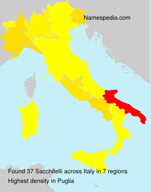 Surname Sacchitelli in Italy Surname Sacchitelli in Italy