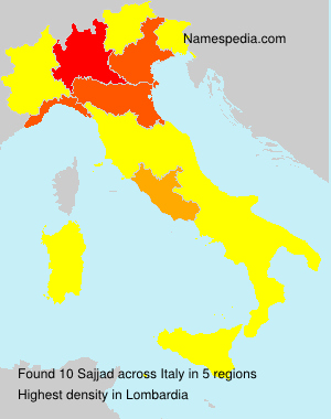 Surname Sajjad in Italy Surname Sajjad in Italy