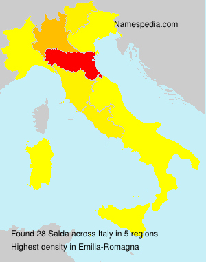 Surname Salda in Italy Surname Salda in Italy