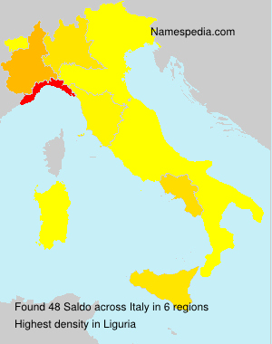 Surname Saldo in Italy Surname Saldo in Italy