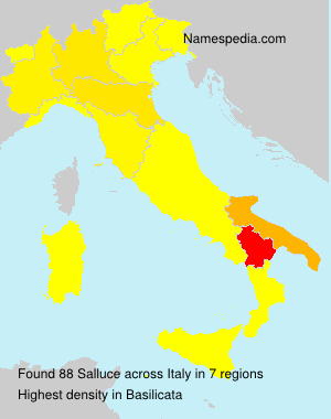 Surname Salluce in Italy Surname Salluce in Italy