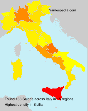 Surname Salone in Italy Surname Salone in Italy