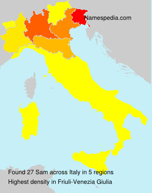 Surname Sam in Italy Surname Sam in Italy