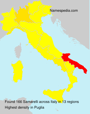 Surname Samarelli in Italy Surname Samarelli in Italy
