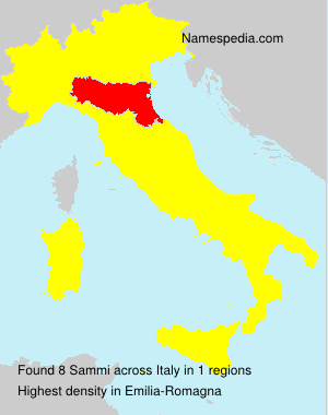 Surname Sammi in Italy