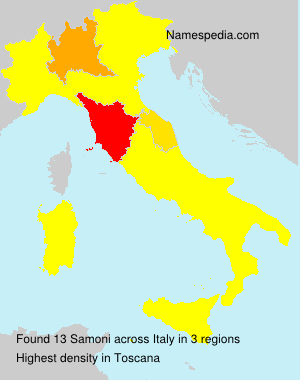 Surname Samoni in Italy Surname Samoni in Italy