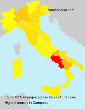 Surname Sampogna in Italy Surname Sampogna in Italy