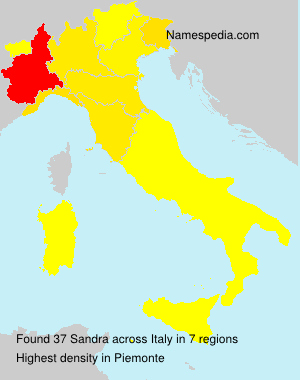 Surname Sandra in Italy Surname Sandra in Italy