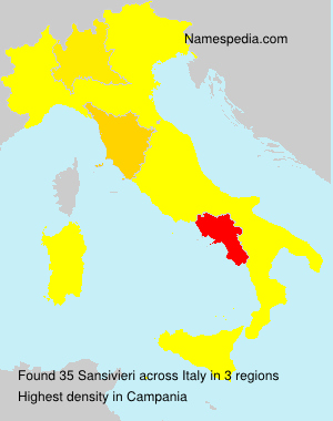 Surname Sansivieri in Italy Surname Sansivieri in Italy