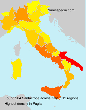 Surname Santacroce in Italy Surname Santacroce in Italy