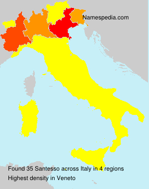 Surname Santesso in Italy Surname Santesso in Italy
