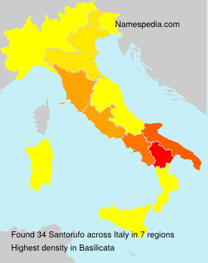 Surname Santorufo in Italy Surname Santorufo in Italy