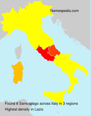Surname Santospago in Italy Surname Santospago in Italy