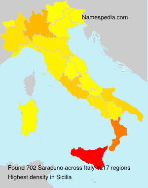 Surname Saraceno in Italy