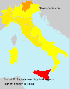 Surname Sauto in Italy Surname Sauto in Italy