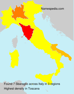 Surname Sbaraglio in Italy