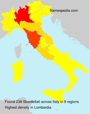 Surname Sbardellati in Italy Surname Sbardellati in Italy