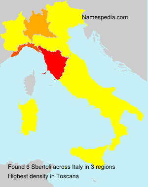 Surname Sbertoli in Italy