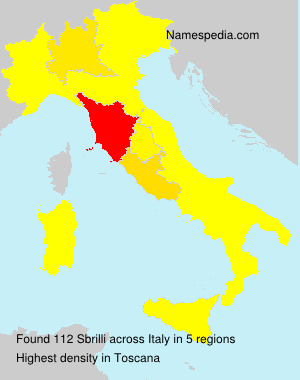 Surname Sbrilli in Italy Surname Sbrilli in Italy