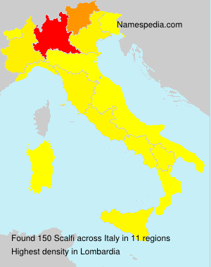 Surname Scalfi in Italy Surname Scalfi in Italy