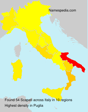 Surname Scapati in Italy Surname Scapati in Italy