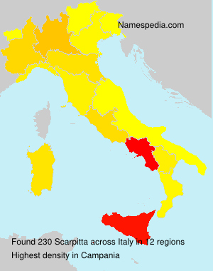 Surname Scarpitta in Italy Surname Scarpitta in Italy