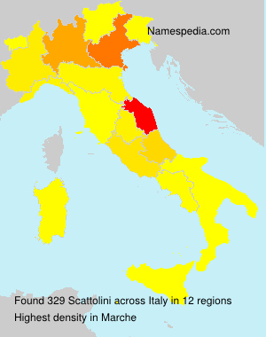 Surname Scattolini in Italy Surname Scattolini in Italy