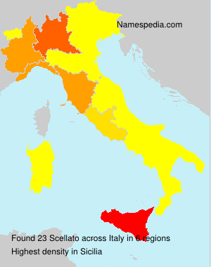 Surname Scellato in Italy Surname Scellato in Italy