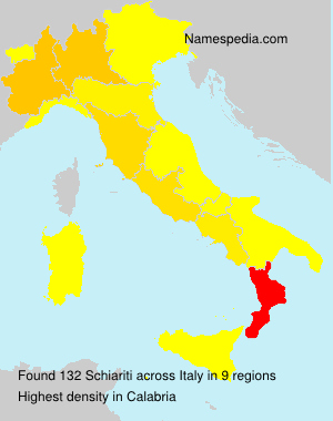 Surname Schiariti in Italy Surname Schiariti in Italy