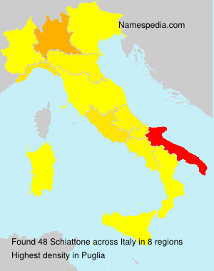 Surname Schiattone in Italy Surname Schiattone in Italy