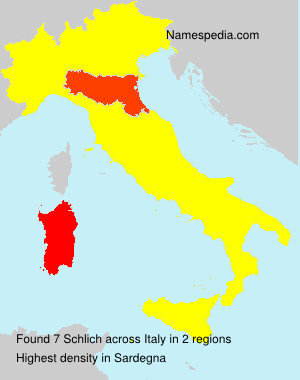Surname Schlich in Italy Surname Schlich in Italy
