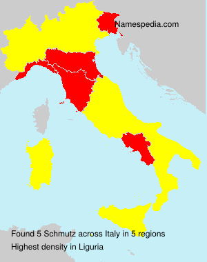 Surname Schmutz in Italy Surname Schmutz in Italy