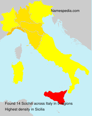 Surname Scichili in Italy Surname Scichili in Italy
