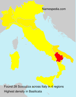 Surname Scocuzza in Italy Surname Scocuzza in Italy