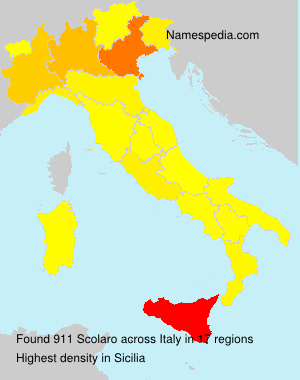 Surname Scolaro in Italy Surname Scolaro in Italy