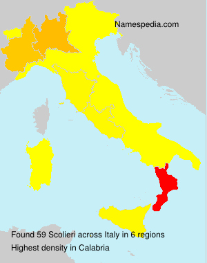 Surname Scolieri in Italy Surname Scolieri in Italy
