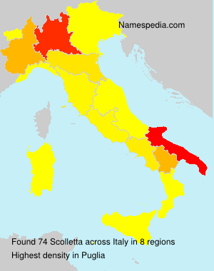 Surname Scolletta in Italy Surname Scolletta in Italy