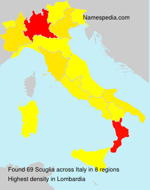 Surname Scuglia in Italy Surname Scuglia in Italy