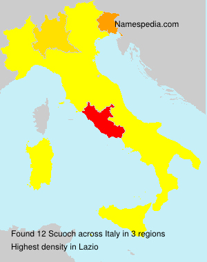 Surname Scuoch in Italy Surname Scuoch in Italy