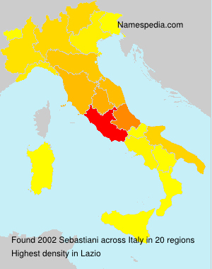 Surname Sebastiani in Italy Surname Sebastiani in Italy